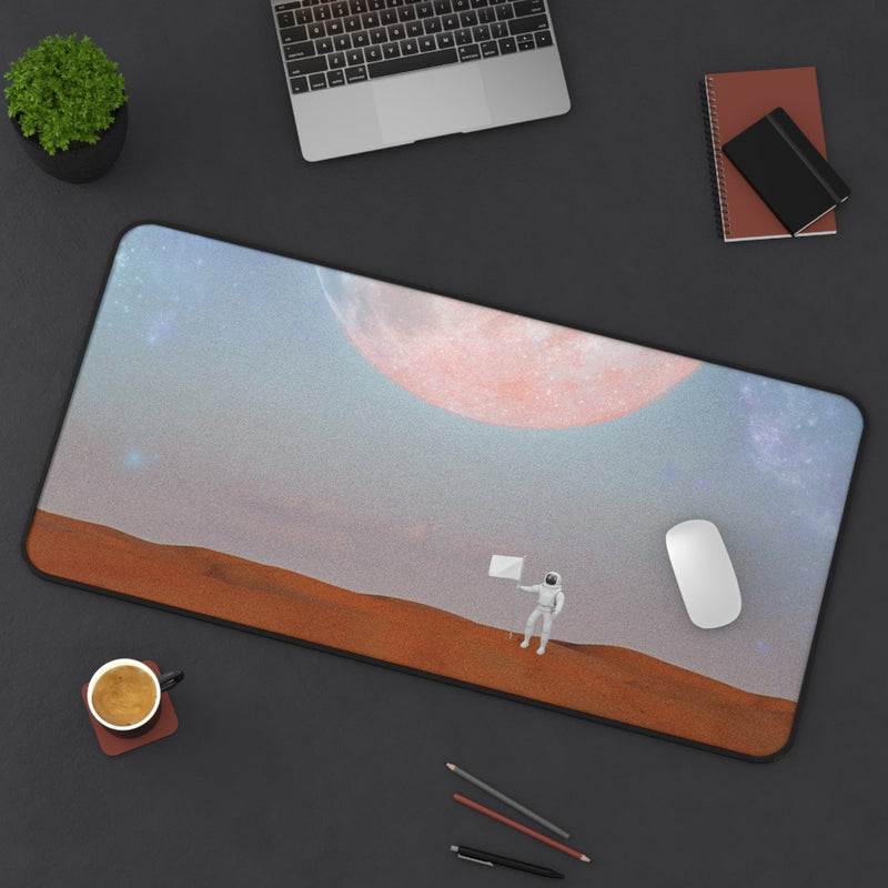 Astronaut On Landing on Planet X Mouse Pad Desk Mat